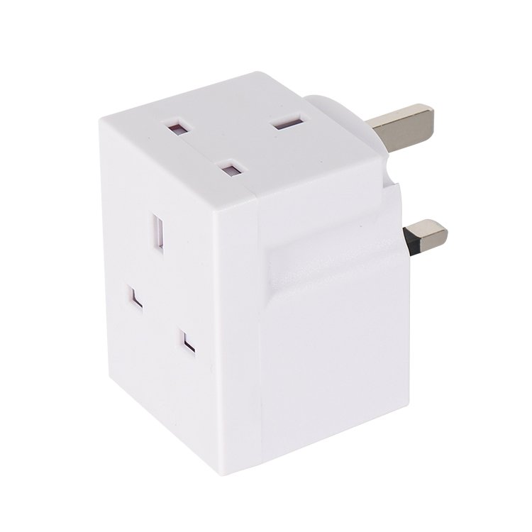 2 Way Double Plug Adaptor 250V 13 Amp Power socket