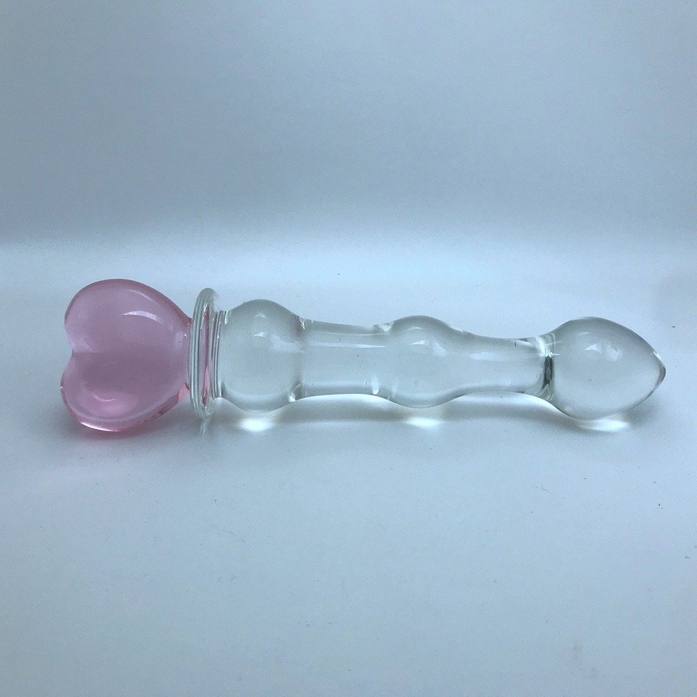 LVCONG Hot Selling Adult Sex Toys Crystal Couples Vaginal Stimulation Anal Butt Plug g-spot wizard giant glass dildo