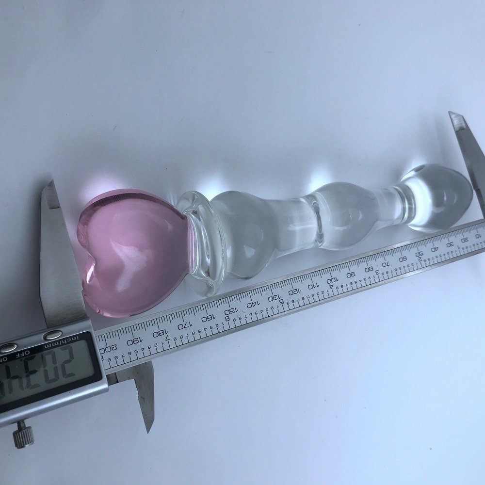 LVCONG Hot Selling Adult Sex Toys Crystal Couples Vaginal Stimulation Anal Butt Plug g-spot wizard giant glass dildo