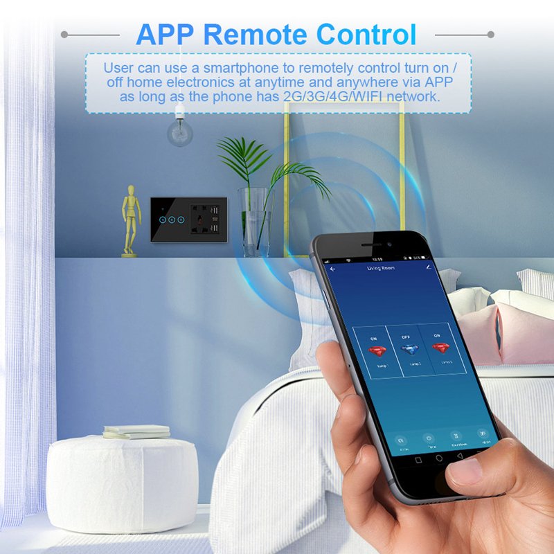 TYSH Zigbee/Wifi Smart Home Wall Plugs And Switch Socket Smart Tuya Us Uk Eu Standard Sockets And Switch