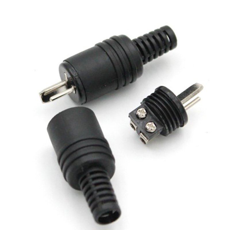 Old power amplifier audio European horn plug T-plug 2 core horn wire plug 2P DIN T-plug