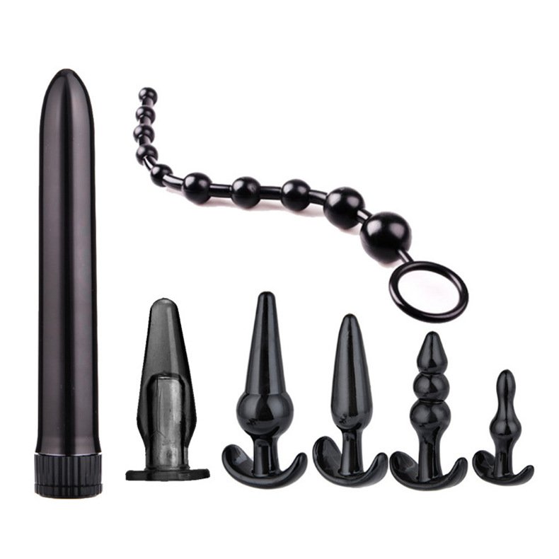 B0327 Hot Selling 7pcs Butt Plug Anal Plug sets Sex Toy for pleasure