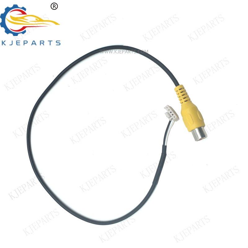 Automotive 5 Pin Adapter Custom Complete Wiring Harness For Car RCA Reverse Video Cable