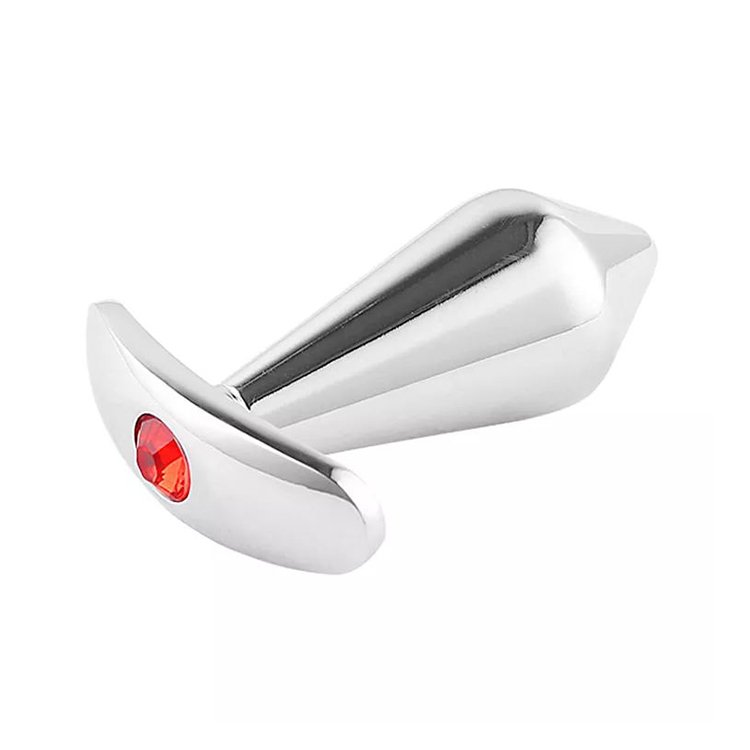 Easy To Clean Smooth Touch Metal Warhead Adult Butt Sex Toys Detachable T Shaped Anal Plug