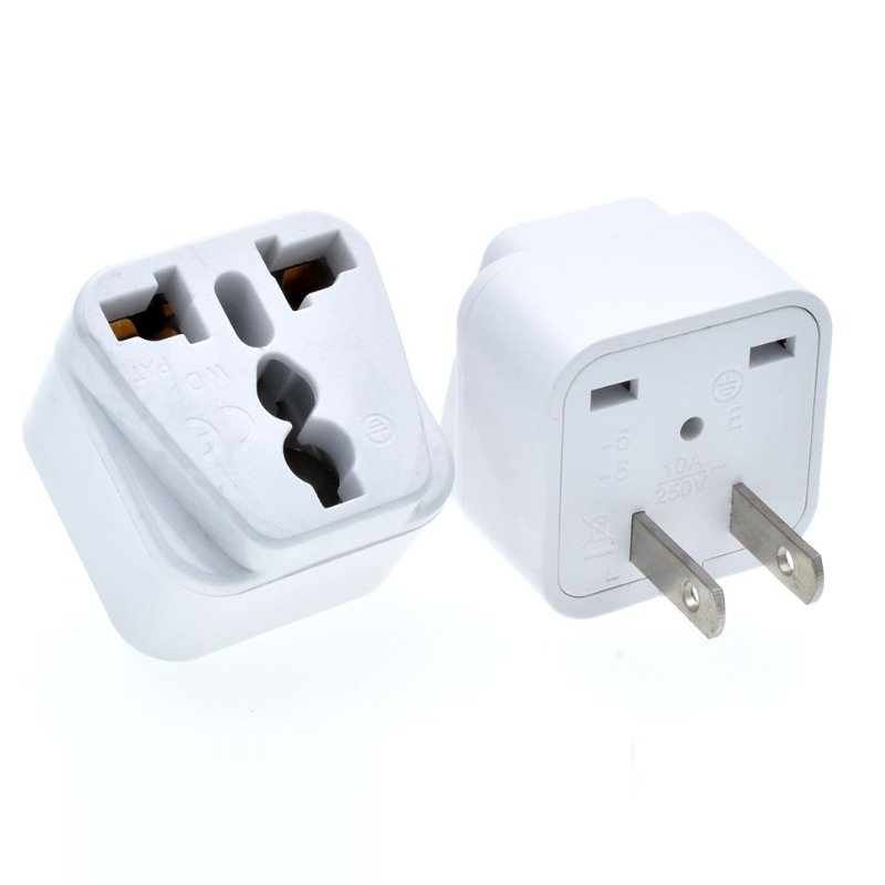 Best goods Hot Electrical Plug and socket Type B 3 prongs US America Plug universal adapter plug adptor CE RoHS