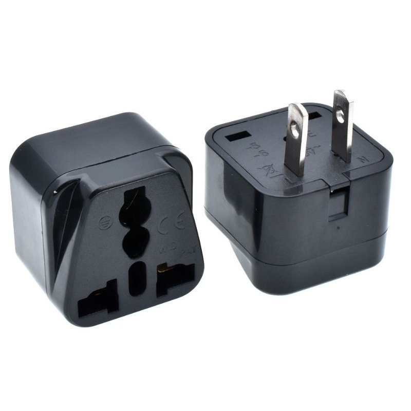 Best goods Hot Electrical Plug and socket Type B 3 prongs US America Plug universal adapter plug adptor CE RoHS