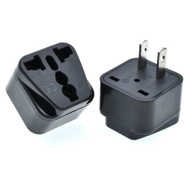 Best goods Hot Electrical Plug and socket Type B 3 prongs US America Plug universal adapter plug adptor CE RoHS
