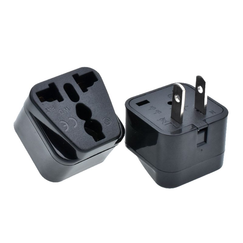 Best goods Hot Electrical Plug and socket Type B 3 prongs US America Plug universal adapter plug adptor CE RoHS