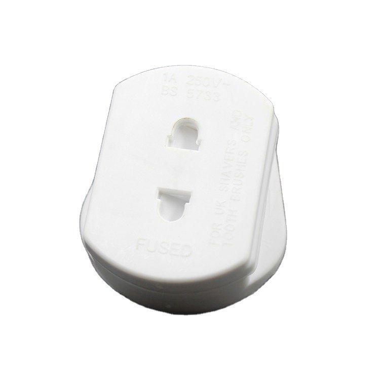 European Euro EU 2 Pin to UK 3Pin Power Socket Travel Plug Adapter Converter