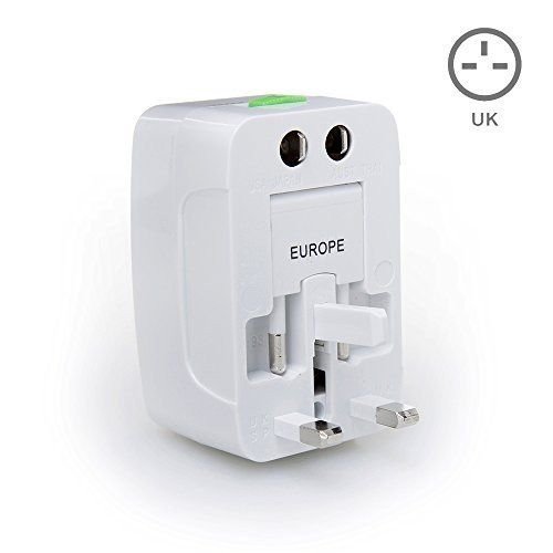 Universal Travel Charger Adapter with USB US UK EU AU Plug Socket Multiple Plug Socket