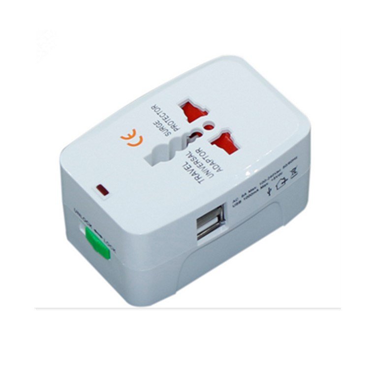 Universal Travel Charger Adapter with USB US UK EU AU Plug Socket Multiple Plug Socket