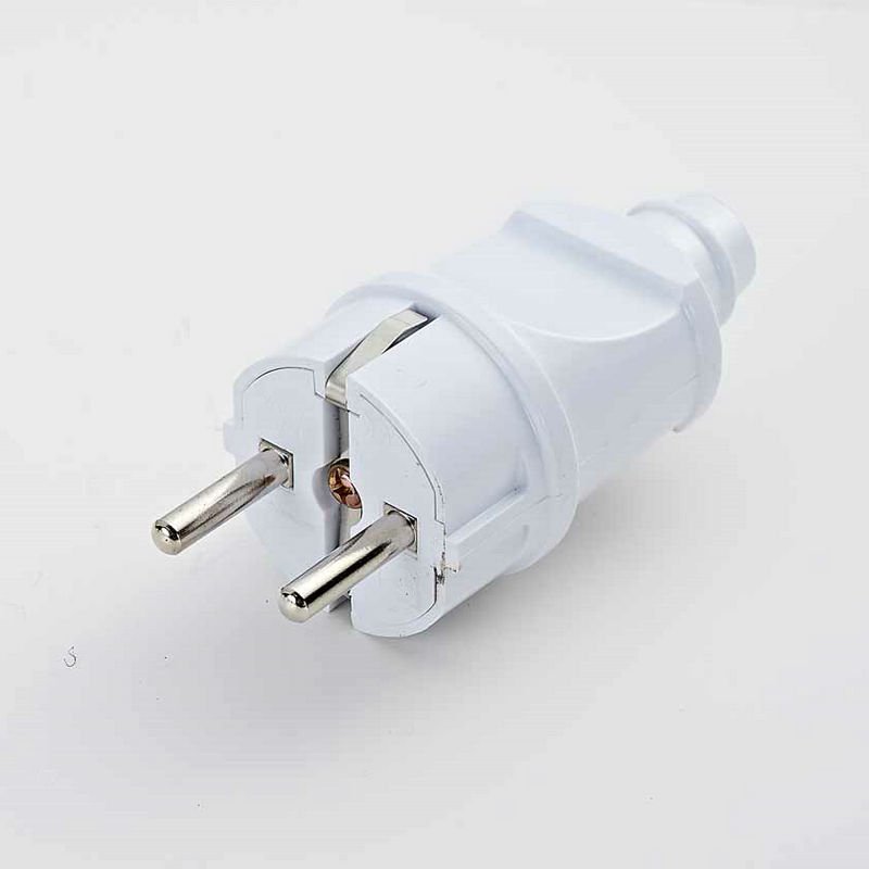 TOP quality Newest European standard Electrical rubber 2 pin Plug