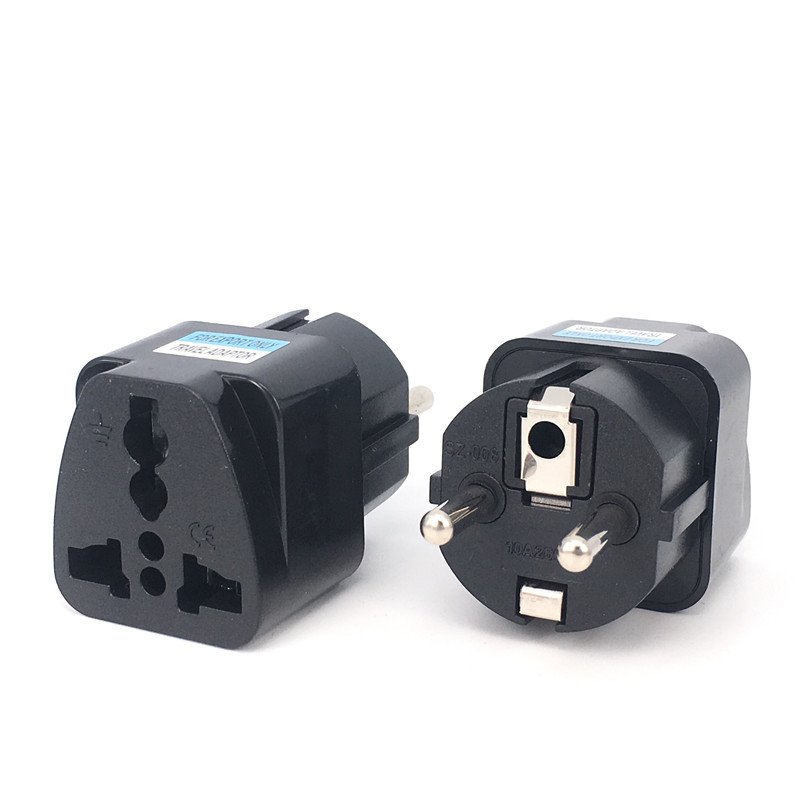 250V Converter Socket 10A EU Plug Travel Socket Universal travel UK EU adapter