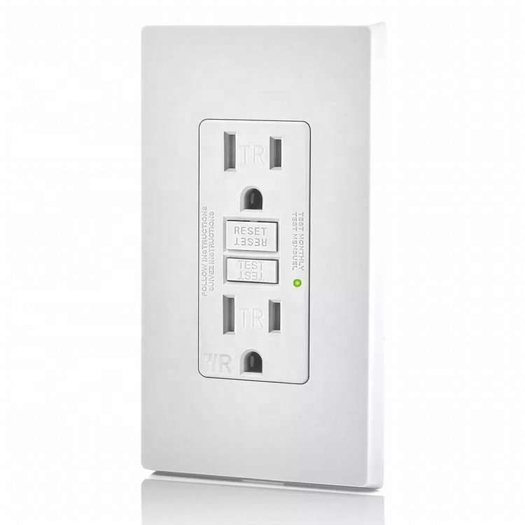 Wall Socket Usa Manufacturer Circuit Electrical Supplies Outdoor 15a 20 Amp Tamper Resistant 125v Wall Gfci Receptacle Outlet