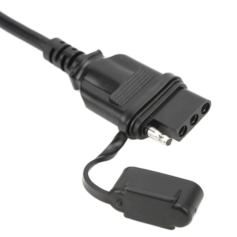 Trailer adapter 7pin large round trailer plug to USA 4Pin flat socket Taillight connector Converter for Trailer Caravan Boat