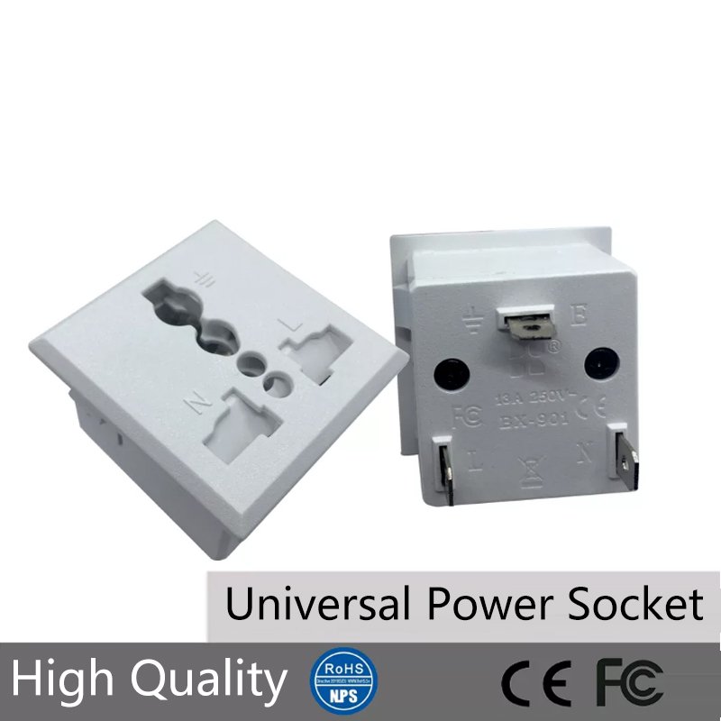 wholesale power plug Black universal electrical outlet extender CE Multifunction international socket module UK power outlet