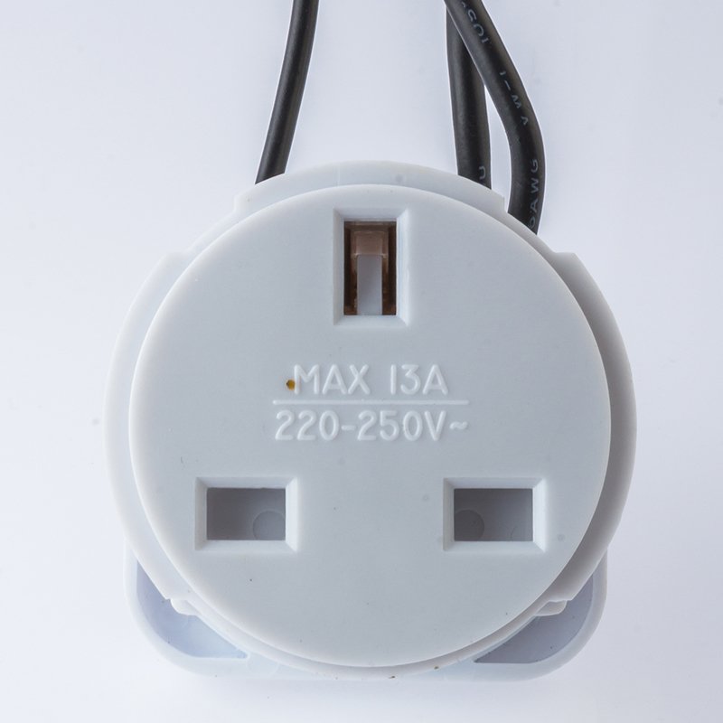 White Color 13A Switch Plug Socket for Different Country to Design Your Own Customized Product