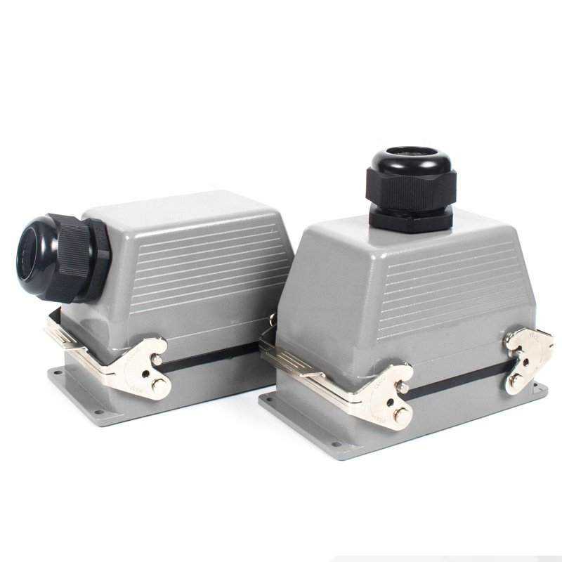 Pre installed highly integrated HE connector 500V 16A 4/6/10/16/20/24/32/48 core high power heavy duty connector plug termin HDC
