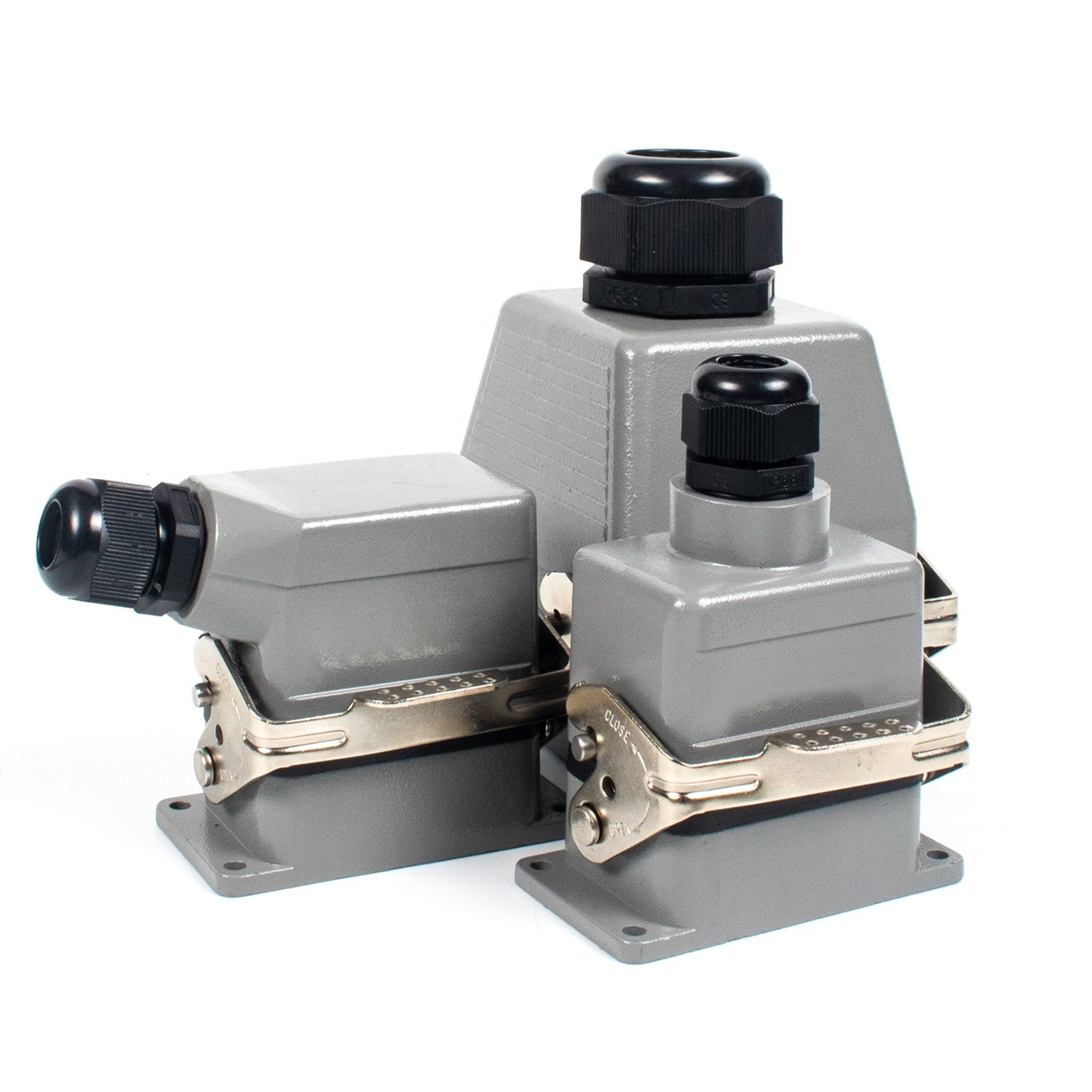 Pre installed highly integrated HE connector 500V 16A 4/6/10/16/20/24/32/48 core high power heavy duty connector plug termin HDC