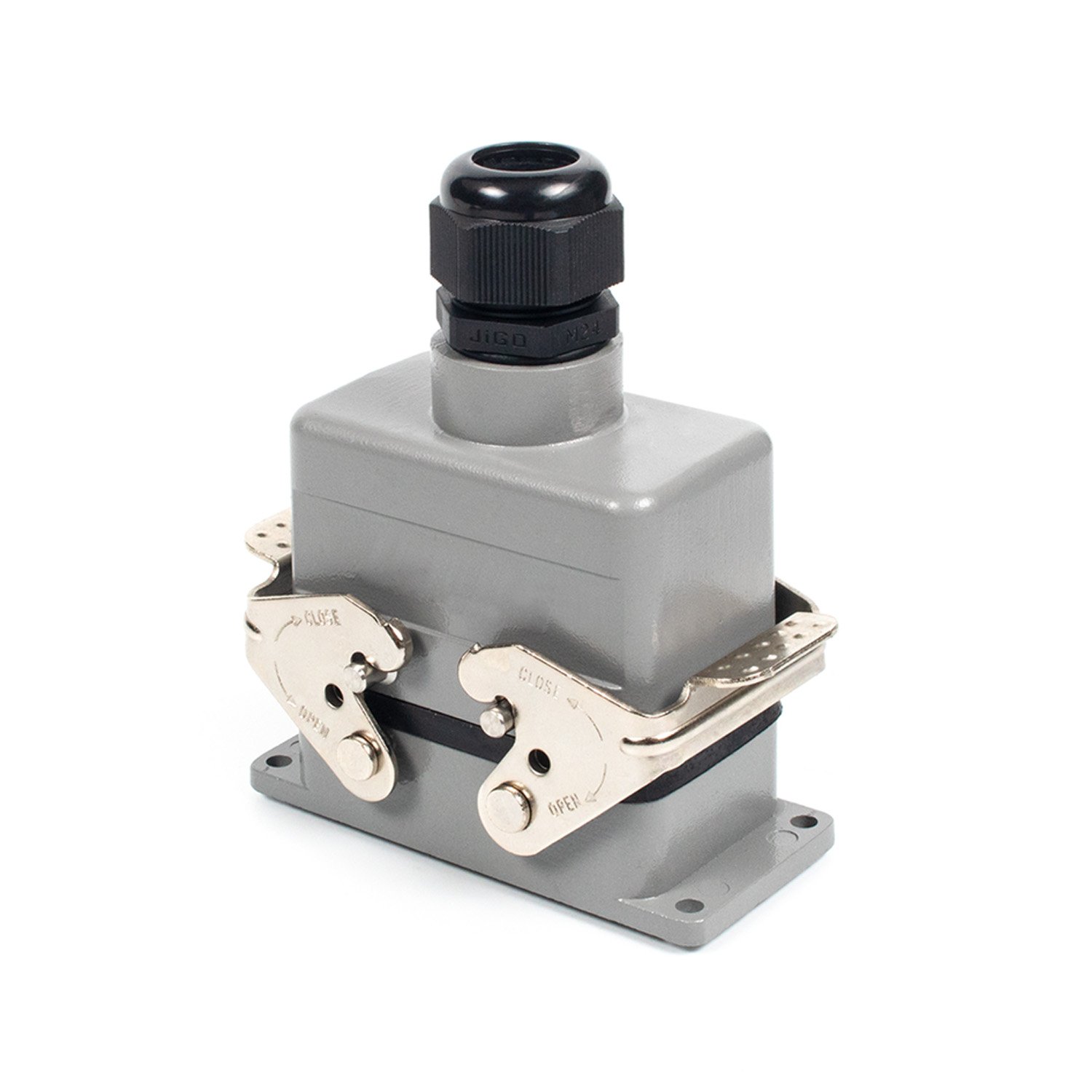 Pre installed highly integrated HE connector 500V 16A 4/6/10/16/20/24/32/48 core high power heavy duty connector plug termin HDC