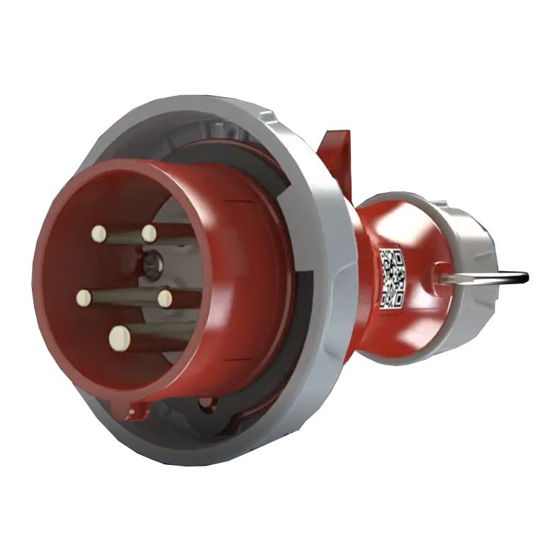 IEC60309 Economic Type Ip44 5p 400V 32a Waterproof Industrial Plug Male Industrial Plug Electric Power Plug Power Baile Electric