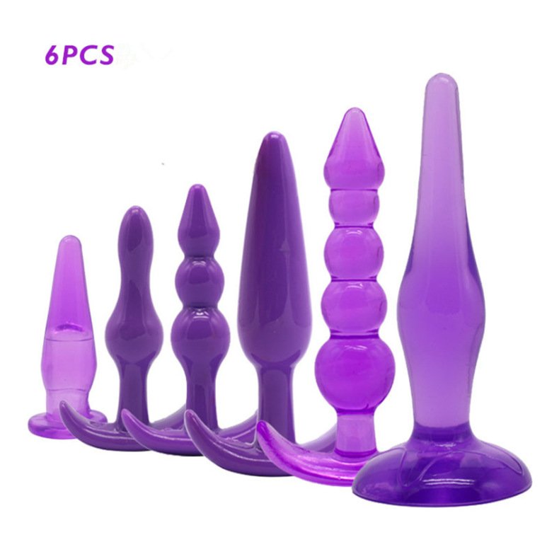 Silicone anal plug set adult sex toys girls xl anal plug set