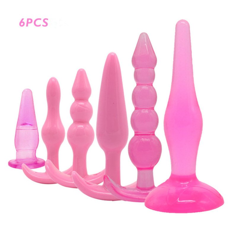 Silicone anal plug set adult sex toys girls xl anal plug set