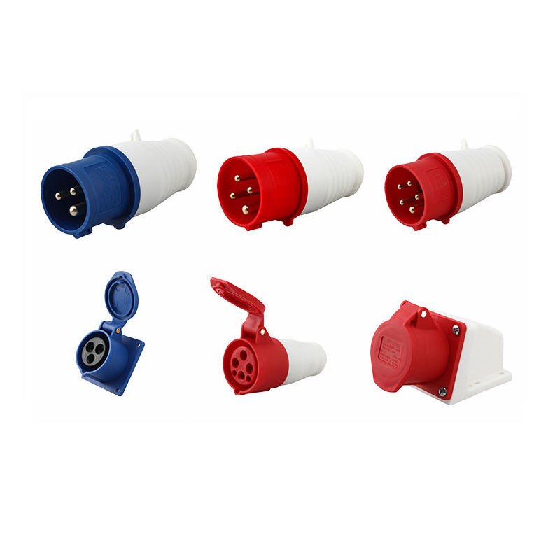 IP44 4 Pin 32A Reefer Container Industrial Plug Socket