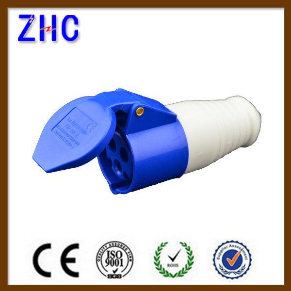 63A 380V IP67 waterproof 5 pin power industrial portable socket outlet