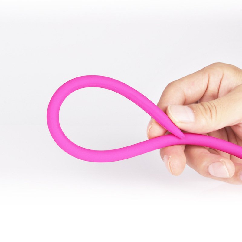 Single speed vibrating Erotic Silicone Urethral Vibrator Penis Plug Dilators Catheters Male prostate massager
