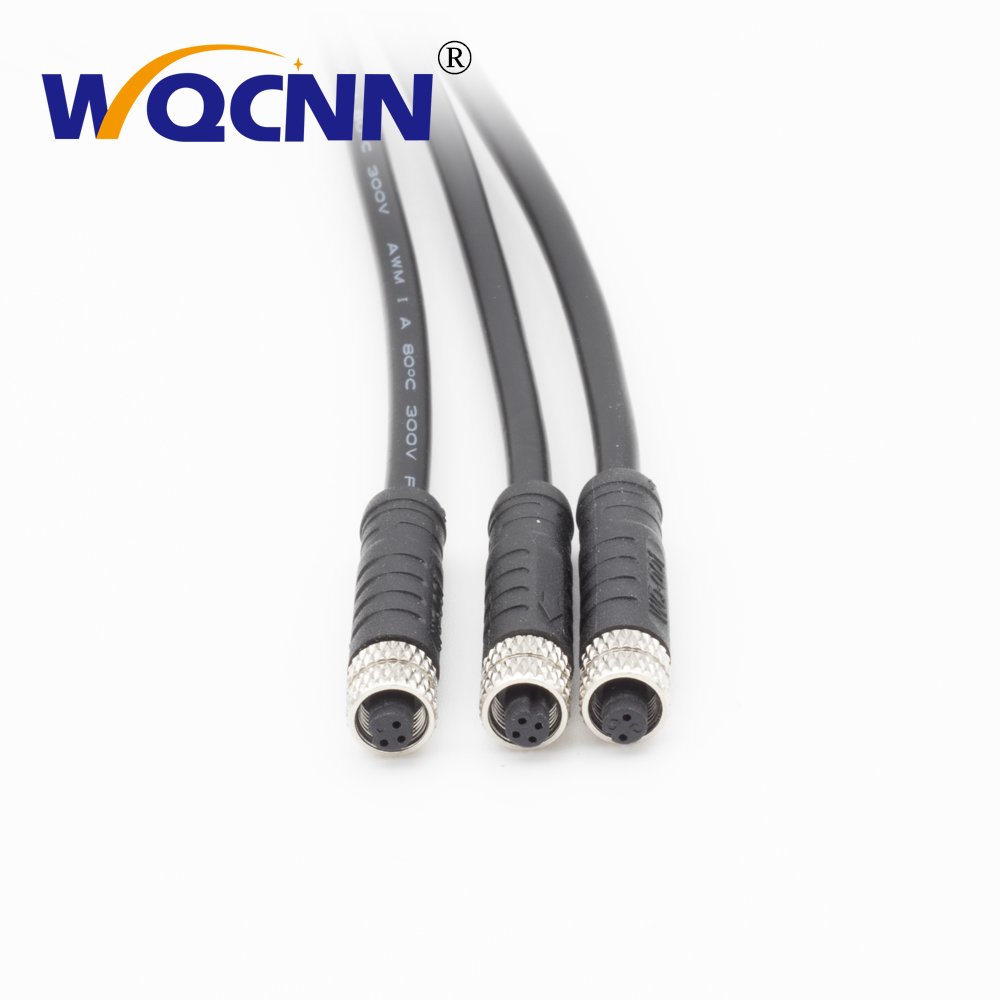 Custom M5 Quick-plug Waterproof Cable 2 3 4 Pin Male/female plug Quick Waterproof Electrical Connector