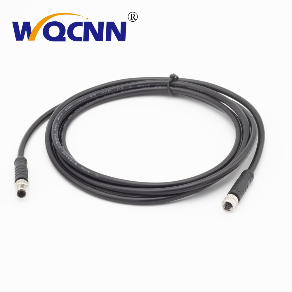 Custom M5 Quick-plug Waterproof Cable 2 3 4 Pin Male/female plug Quick Waterproof Electrical Connector