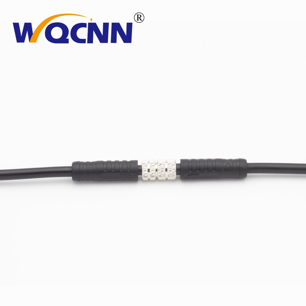 Custom M5 Quick-plug Waterproof Cable 2 3 4 Pin Male/female plug Quick Waterproof Electrical Connector