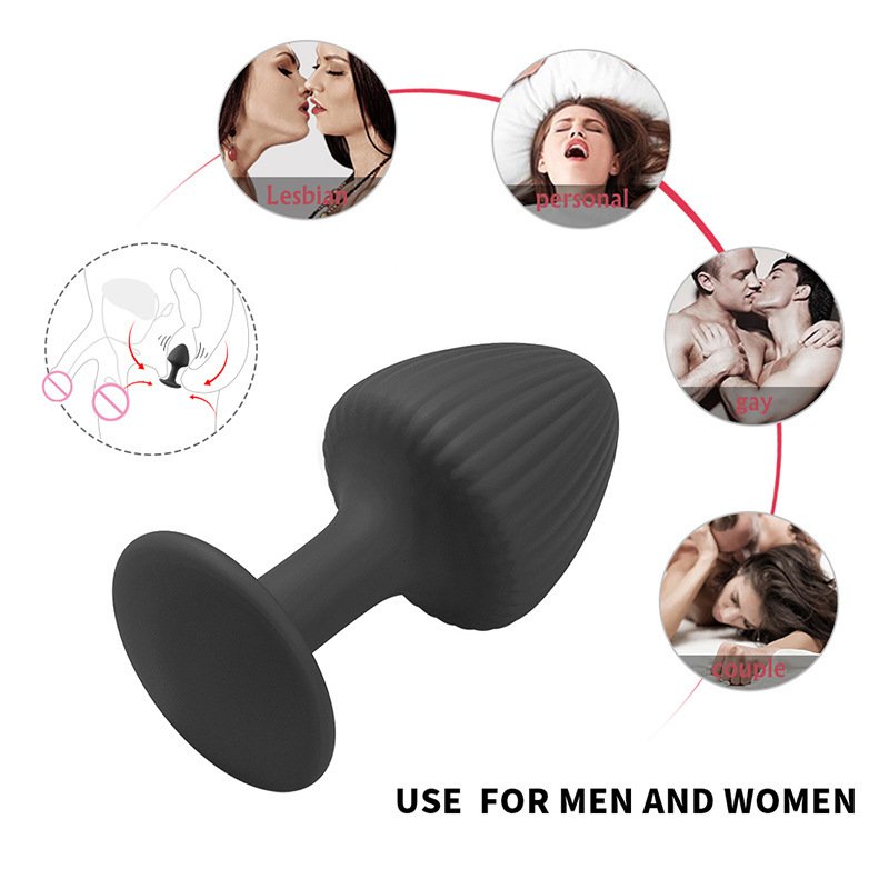 Factory Hot Sale Anus Massager Factory Wholesale Prostate Vibrator Telescoping Anal Plug Vibrator Anal Plug