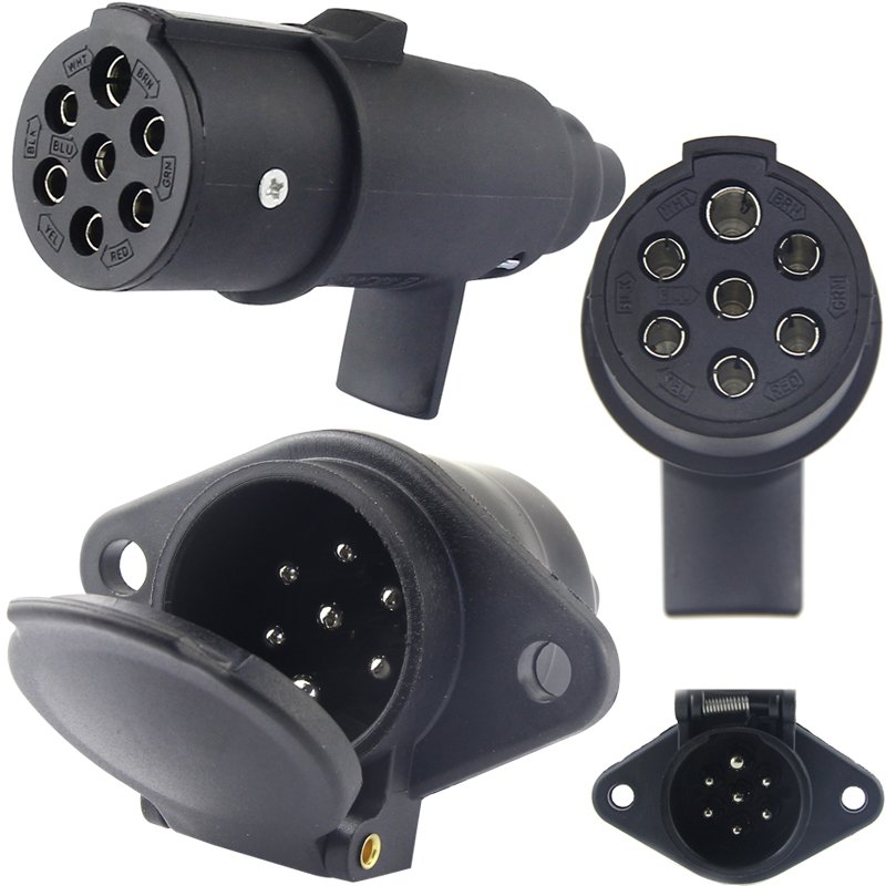trailer parts accessories 7 core truck tractor 24 volt base trailer plug for truck