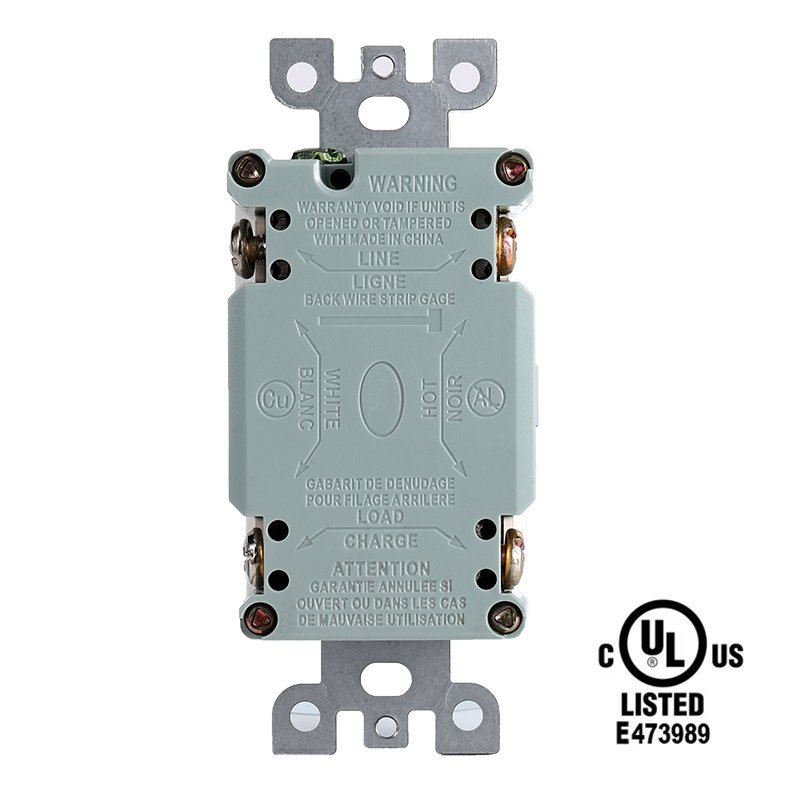 20A 125V GFCI wall socket Duplex leakage current protection TR GFCI receptacle