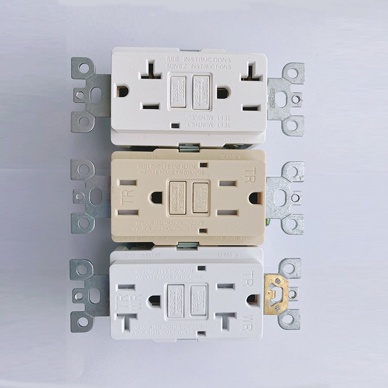 20A 125V GFCI wall socket Duplex leakage current protection TR GFCI receptacle