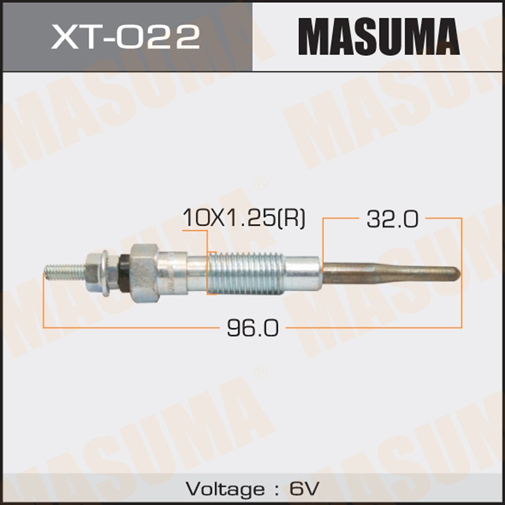 XT-022 MASUMA Auto spare Parts Parts Electrical glow plug D17A2 19850-54077 19850-54077 19850-54070 for TOYOTA CROWN LS130
