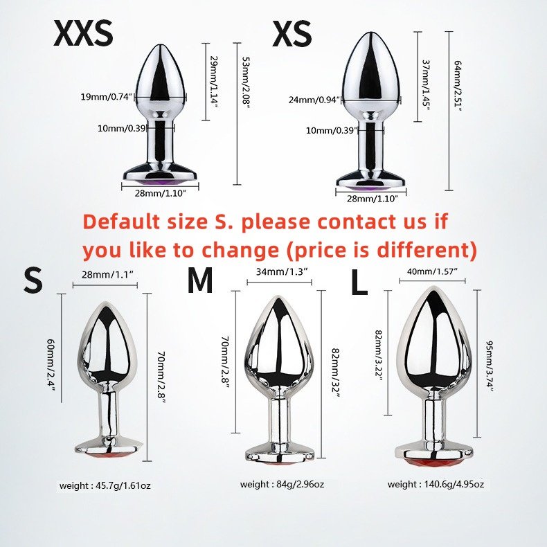 Anal Plug Adult Games Fox Tail Stainless steel Butt Plug Stimulator Sex Products