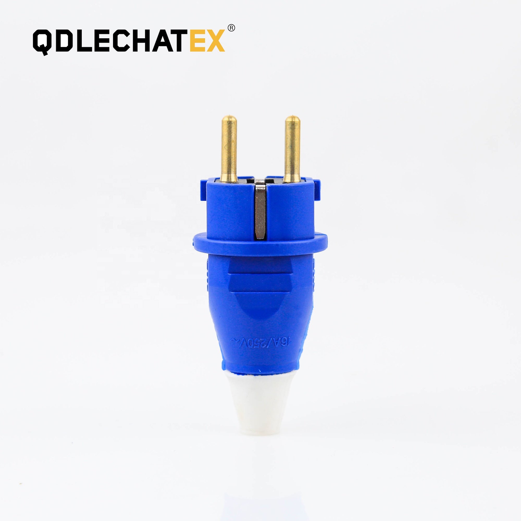 Type 012-2 Ip44 220v 250v 2P+E 2pin Male Industrial Schuko French 16a plug