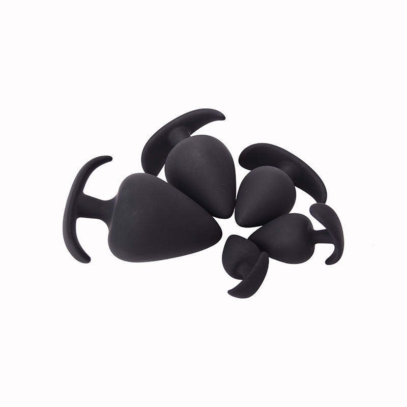 Wearable Portable Anal Plugs Masturbation Big Silicone Trainer Kit Anal Plug For Female Silicone Butt Plug Male