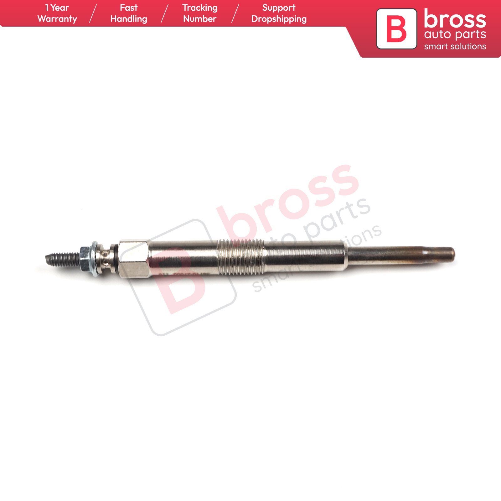BGP59 1 Piece Heater Glow Plugs GX102, 0100 226422 Bross Auto Parts Made In Turkey High Quality Product