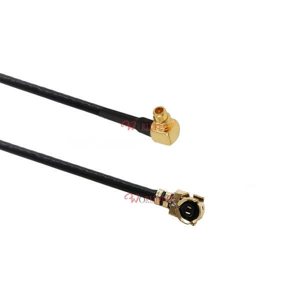 RF pigtail UFL IPEX IPX MHF MMCX male plug right angled SMA female with 0.81 1.13 1.37 1.78mm coaxial jumper cable assembly
