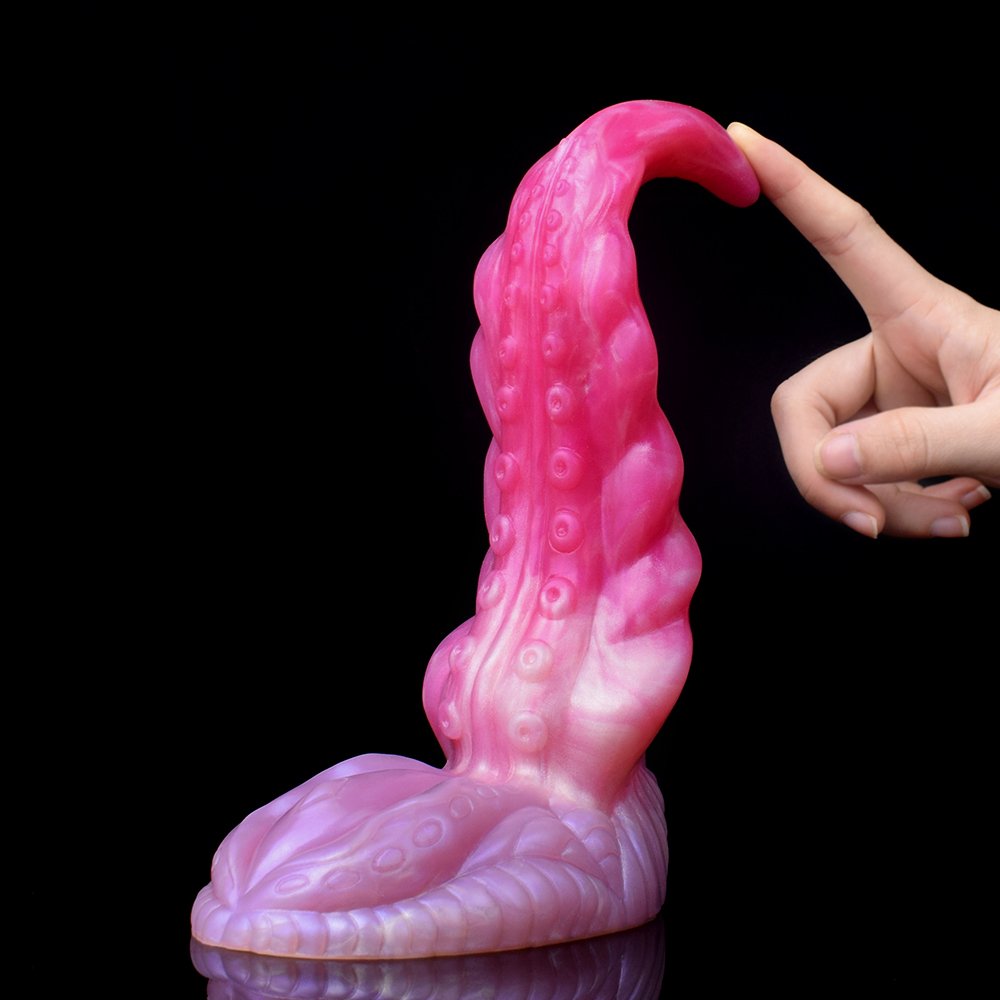 NNSX New Curved Butt Plug Silicone animal tentacle Dildo With Sucker Sex Toys For Women Men G-spot Stimulate Female Masturbator