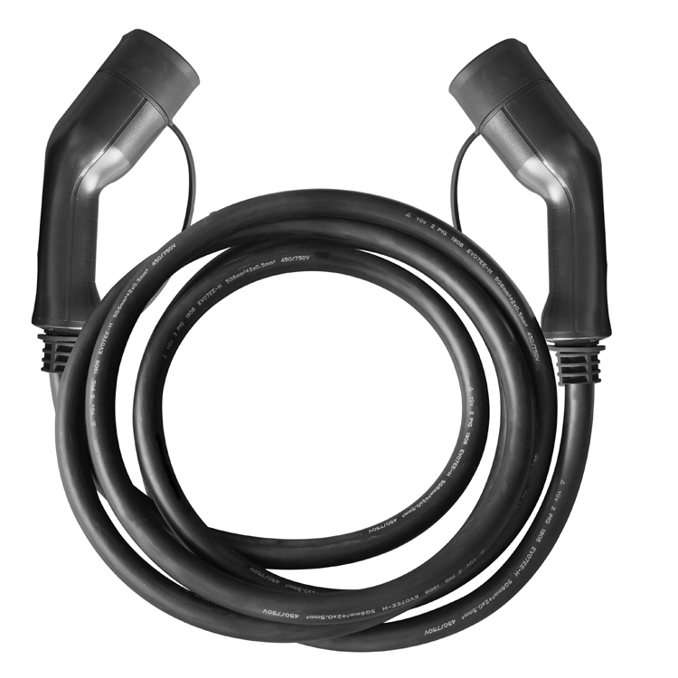 Type 2 To Type 2 EV Charging Cable 32A 7KW 1 Phase Electric Vehicle Cord EVSE Female To Male Plug For Station