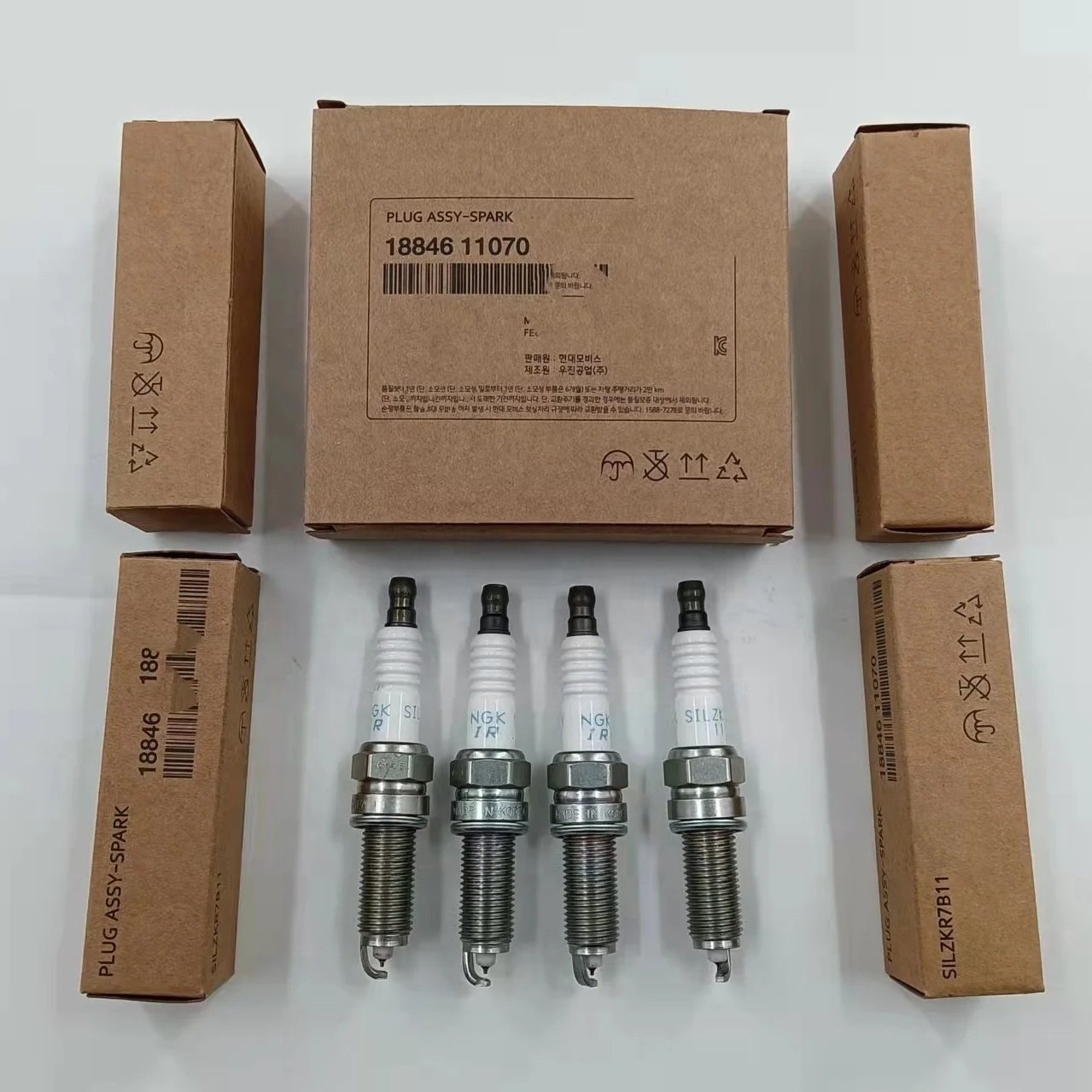 18846-11070 1884611070 Top quality factory price Spark plug iridium for Korean Car Hyundai