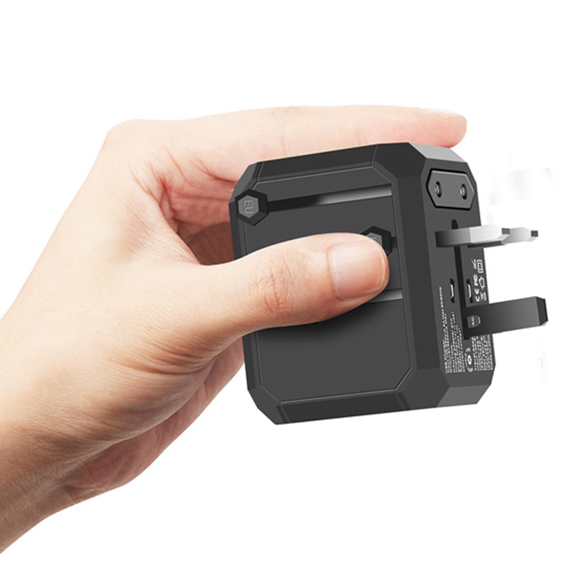 Amazon Bestseller Universal Travel Adapter US EU AU UK Plug All-in-one with 2 USB C PD30W Charger Worldwide Travel Plug Adapter