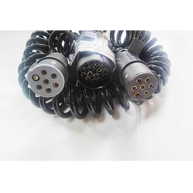 seven 7 core pin cable socket plug for trailer