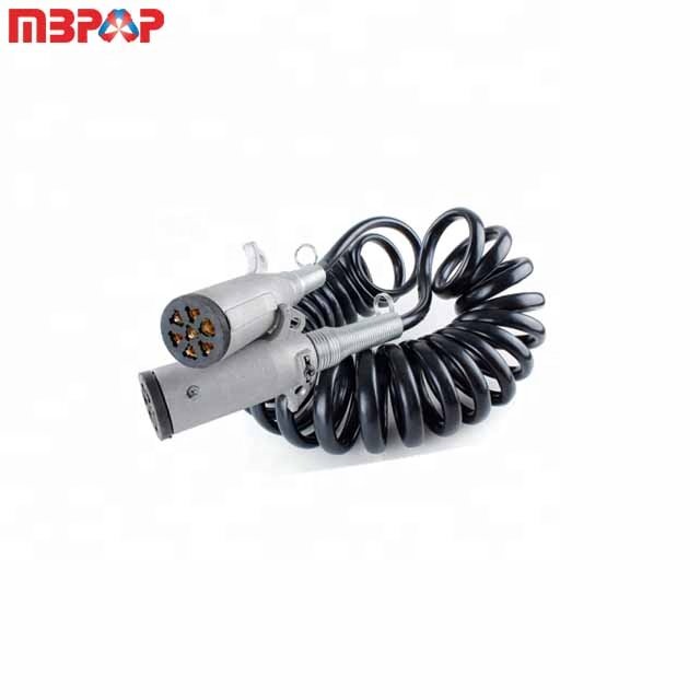 seven 7 core pin cable socket plug for trailer