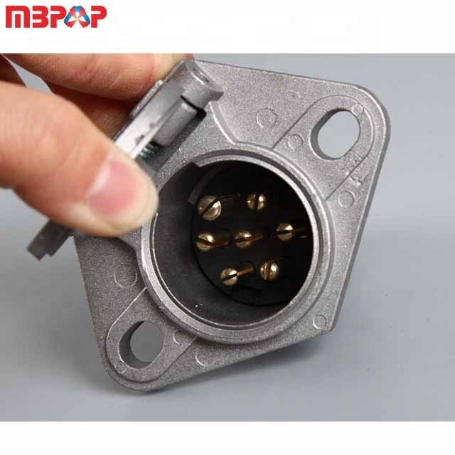 seven 7 core pin cable socket plug for trailer